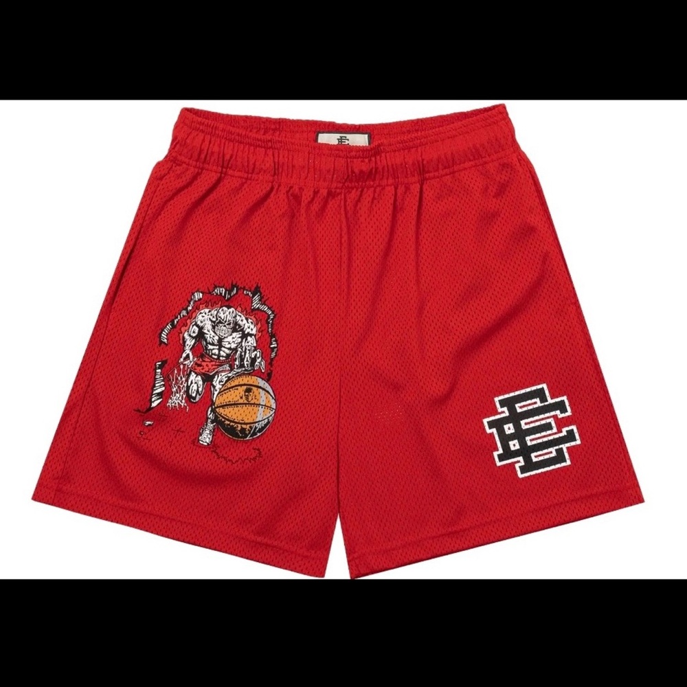 Eric Emanuel x Warren Lotas collab shorts